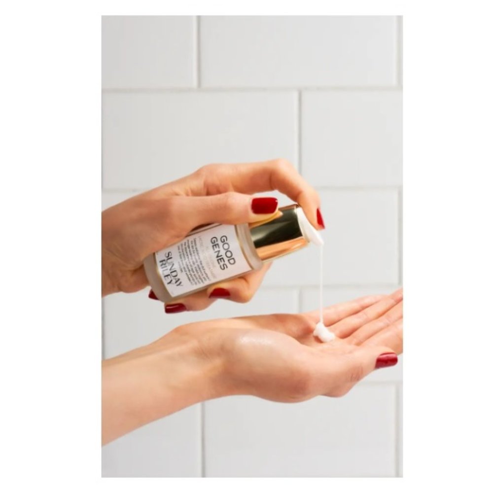 SUNDAY RILEY Skincare,Good Genes All-In-One Lactic Acid Serum-Travel15ml,0.5-NEW - Picture 11 of 16